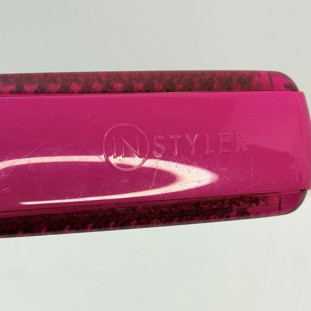 InStyler Model IS2.1-1001 Rotating Hot Iron Hair Straightener PINK Works